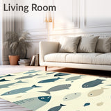 Nautical Charm with Exotic Fish(Ivory)