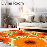 Summer Valley Marigold Jubilee Artistic Floral Symphony(Orange)