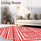 Cane Stripe with Peppermint Spiral Accents(Red)