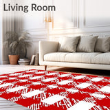 Festive Buffalo Plaid Holiday Accent(Red)