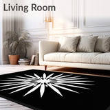 Celestial Starburst Radial Vintage Artistic Luxurious Collection(Black)