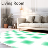 Contemporary Gingham Style with Modern Artistic Flair(Green)