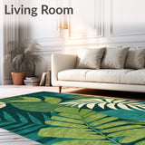 Tropical Plant with Modern Jungle Inspired Leaf and Floral(Green)