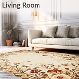 Countryside Collection Rustic Floral Medley Design(Beige)