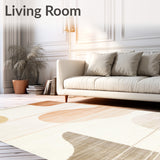 Boho Chic with Geometric Lines and Earthy Gradients(Beige)