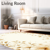 Floral Beige Neutral Hues Modern(Beige)