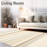 Beige Door Mat Elegant Entryway with Water Absorption(Beige)