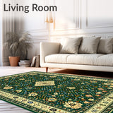 Beige Denim Boho Tapestry Area(Green)