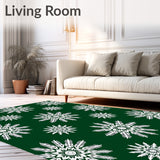 Snowflake Medallion with Winter Crystal Design(Green)