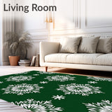 Yuletide Snowflake Wonderland Textured(Green)