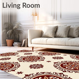 Autumn Harvest Medallion Tapestry Artisan(Beige)