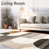 Khaki Door Mat Modern Non Skid Indoor Entrance Area(Beige)