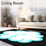 Dreamy Sky Heavenly Plush Surface Decorative Accent(White)