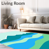 Mountain Landscape Horizon(Teal)