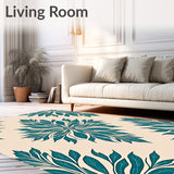 Botanical Leaf Medallion Collection(Beige)