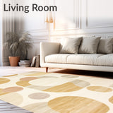 Harmony Beige Area Soothing Earthy Hue for Chic Floor Decor(Beige)