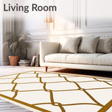 Luxurious Trellis Framework Featuring Ornate Decorative Nodes(Gold)