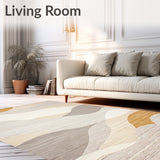 Grip Enhanced Area Pad Gripper with Subdued Wave Lines for Stability(Beige)