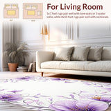 Contemporary Circular Flower(Purple)