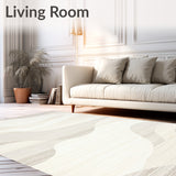 Creamy White Dream Weaver Luxurious Faux Fur Texture Design(Beige)