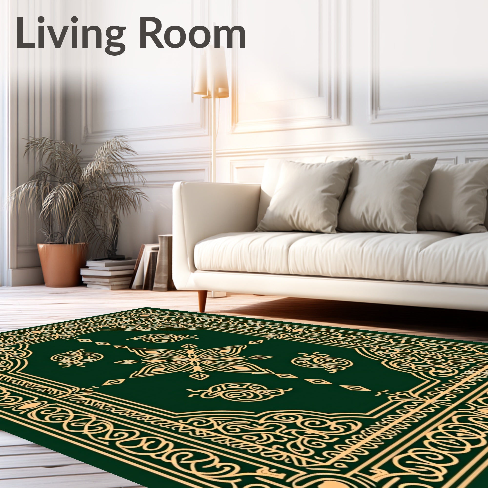 Forest Medallion with Ornate Celtic Knotwork Design (Green) - ODIKA