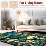 Joyful Tones Abstract Mushroom Style(Green)