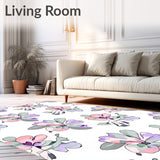 Abstract Watercolor Blossom Motif with Pastel Gradient Transitions(Pink)