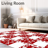 Merry Checkerboard Hospitality Front Step(Red)