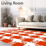 Buffalo Farmhouse Lattice Checkered Harvest(White)