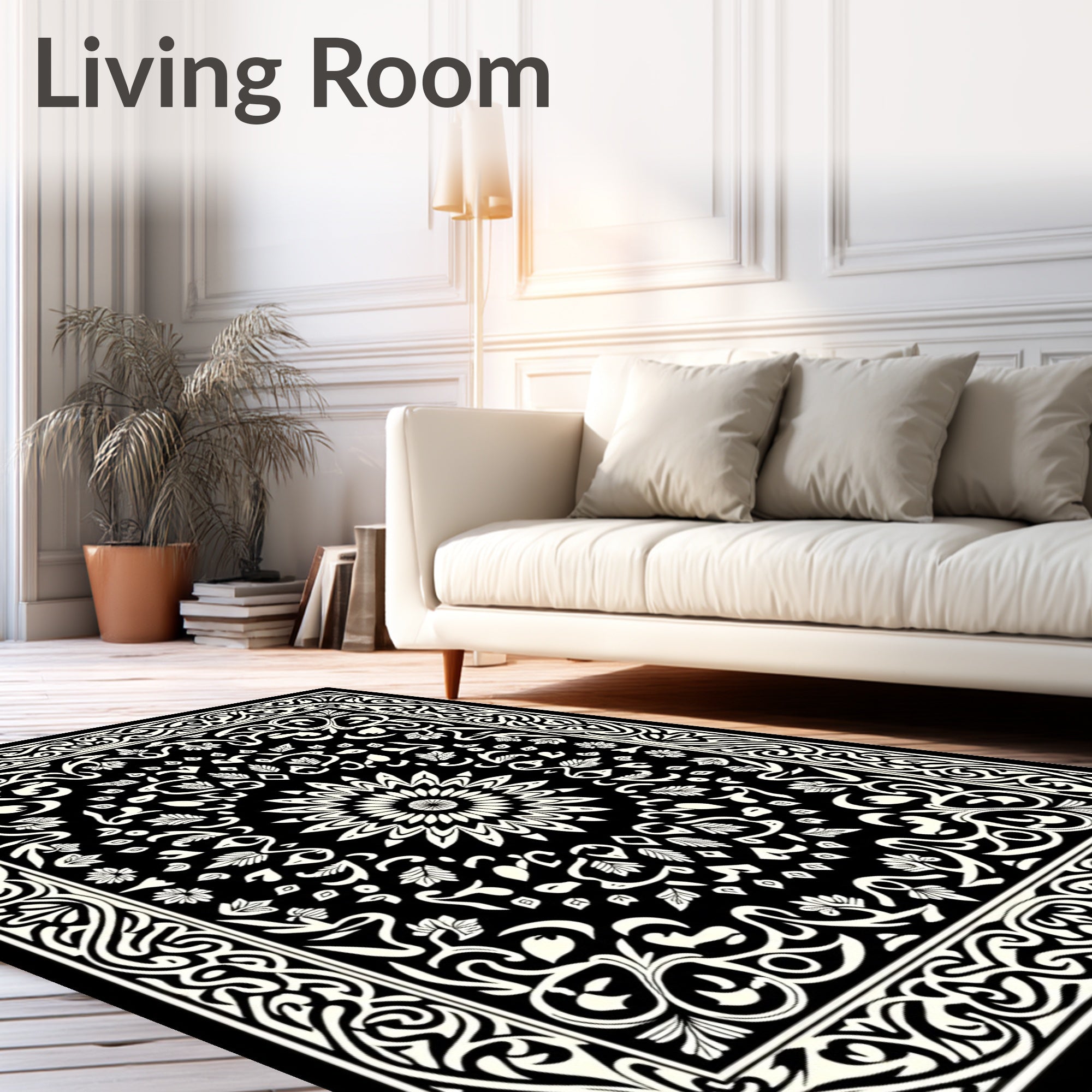 Eclectic Paisley Whimsical Enchanted Mystical Jewel (Black) - ODIKA