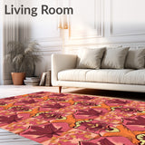 Harvest Festival Decorative Interlocking Leaf Foliage(Pink)