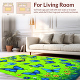 Intricate Nature Themed Whimsical Touch(Blue)