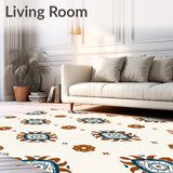 Modern Boho with Interlocking Motifs and Delicate(Brown)