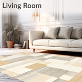 Beige Serenity Area Elegant Faux Fur for Home Decor(Beige)