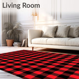 Cabin Checkered Front Step Accessory(Red)