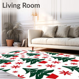 Winter Wonderland Conifer Path Adorned Snowflake Embellishments(Green)