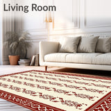 Lattice Boho Symmetrical Weatherproof Corridor(Beige)