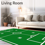 League Tournament Grass Surface Flooring With Yard Lines(Green)