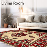 Savannah Inspired Transitional featuring Antiqued Paisley(Beige)