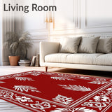 Nordic Pinecone Enchanted Mystical Wonderland Journey(Red)