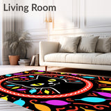 Radiant Faux Feline Hilarious Celebration Unique Statement(Black)