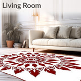 Rustic Medallion Bouquet Weathered Embellishment (Red) - ODIKA