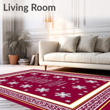 Winter Wonderland Medallion with Ornate Seasonal(Red)