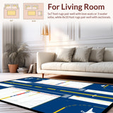 Aviation Inspired Playful Landscape(Blue)