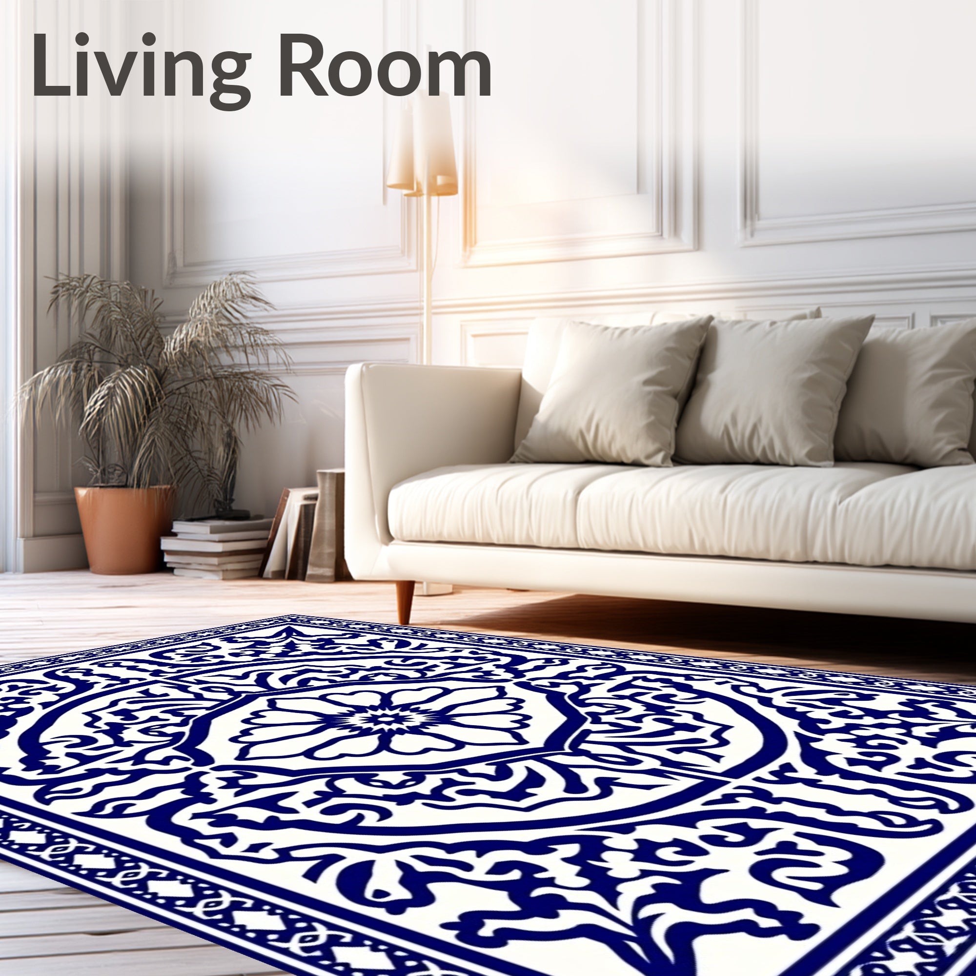 Tile Inspired Intricate (Blue) - ODIKA