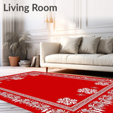 Joyful Celebration Yuletide Decorative Flooring(Red)
