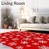Enchanted Flurry Wintry Seasonal Accent(Red)
