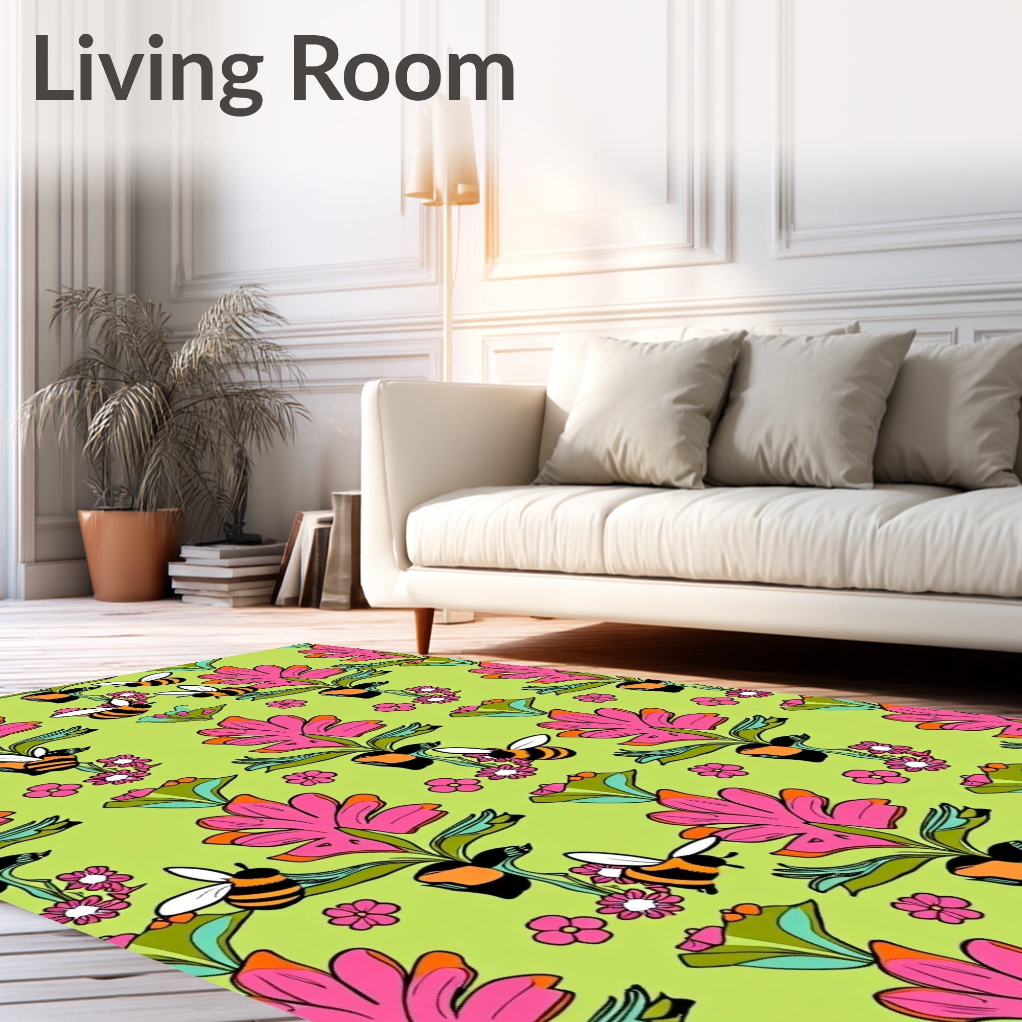 Honeybee Wildflower Festival with Pollinator Theme (Green) - ODIKA