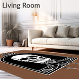 Haunted Skeletal Face Decorative Spooky Elegant Accessory(Brown)