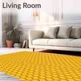 Honeycomb Hexagon Mosaic with Interlocking Cell(Yellow)